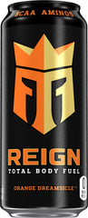 Reign Orange Dreamsicle can ready for workouts with zero sugar.