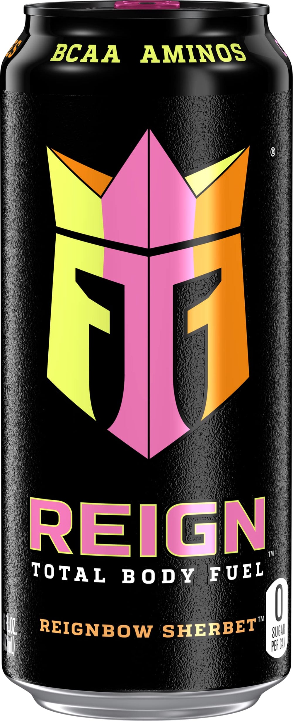 REIGN Total Body Fuel pour shot showing quick hydration cues.