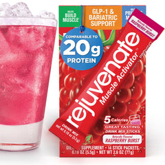 Rejuvenate Perfect Amino Stick label displaying vegan essential amino acids for recovery.