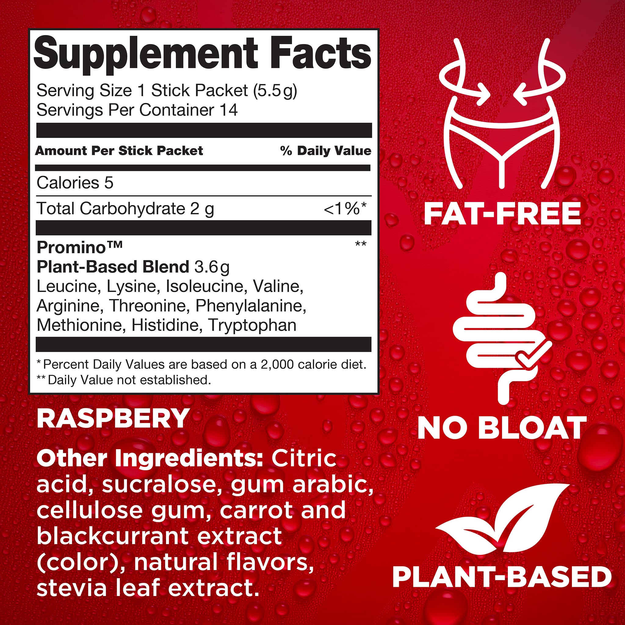Vegan-friendly Rejuvenate Perfect Amino Stick emphasizes a clean energy profile without bloating.
