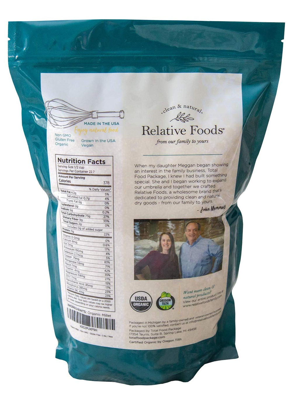Relative Foods millet seed cooking in a pot showing versatility