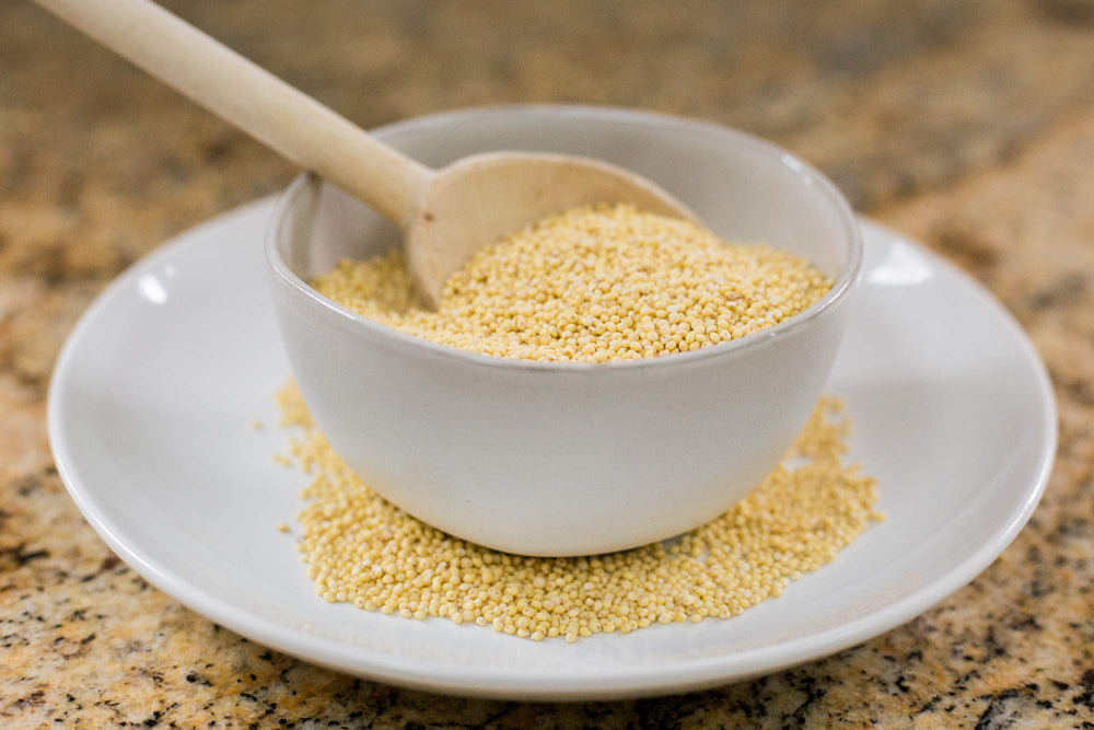 Relative Foods millet seed salad plate for gluten-free meals