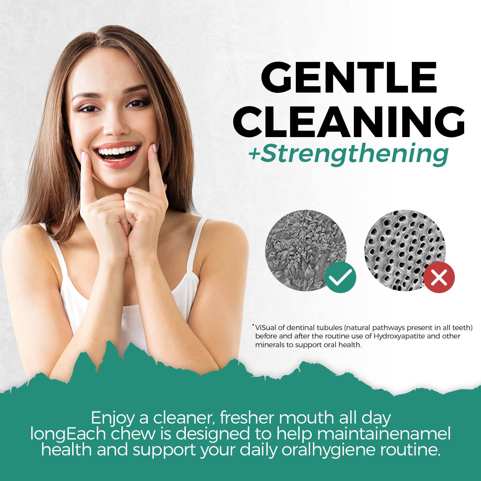 REISHIKING Remineralizing Gum vegan, sugar-free, keto-friendly formula supports dietary choices.