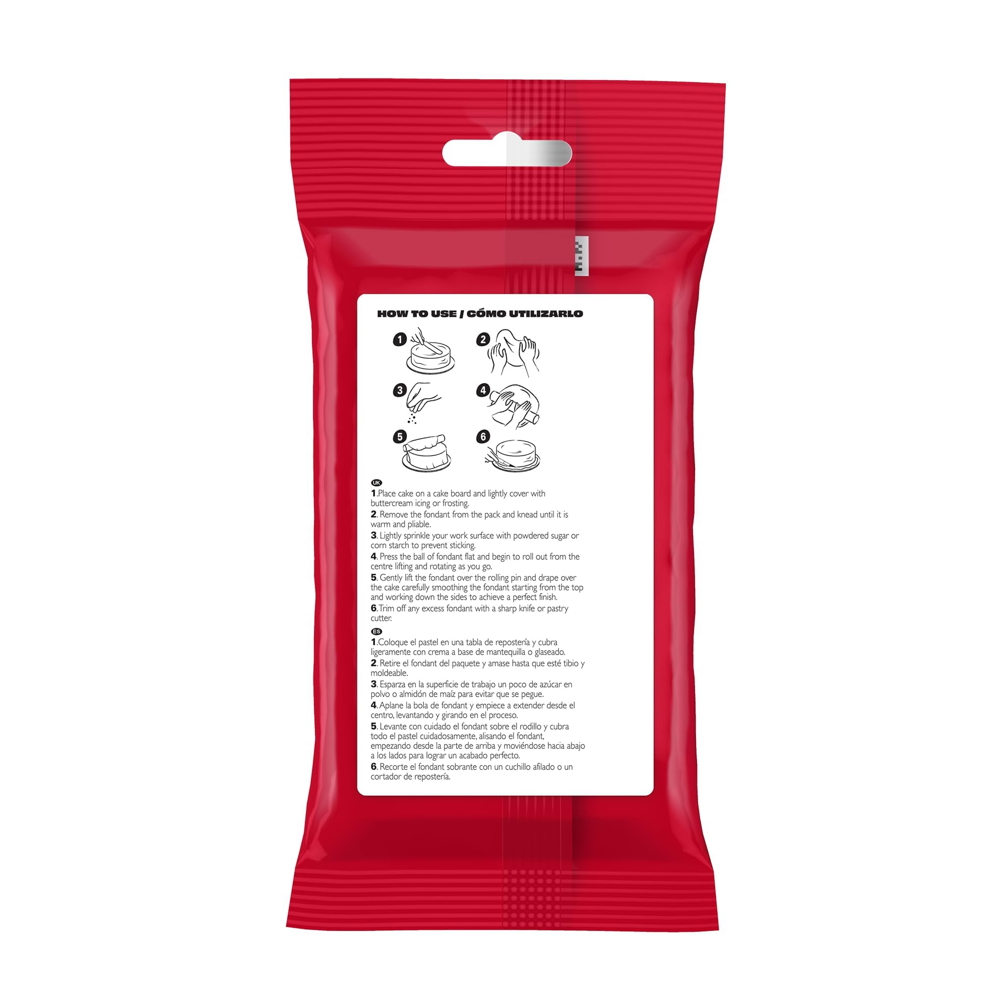 Renshaw fondant icing for cupcakes with vibrant color and clean coverage.