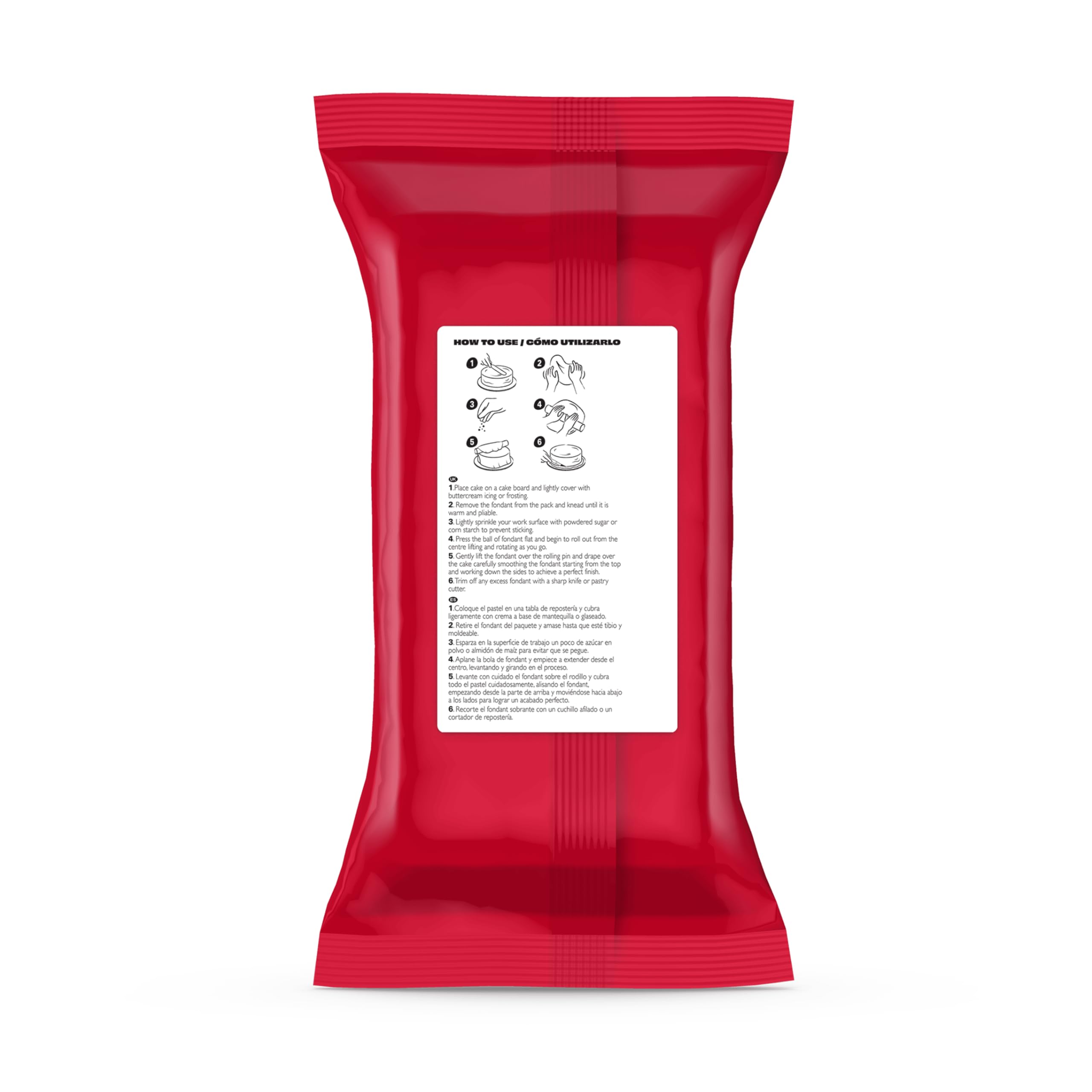 Renshaw kosher and halal fondant label signals safety.