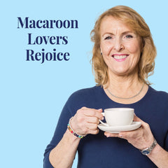 The Republic of Tea almond coconut macaroon teabags neatly displayed for caffeine-free sipping