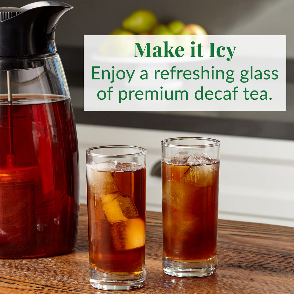 The Republic of Tea decaf blackberry sage tea packaging enviro-friendly, ideal for thoughtful gifting.