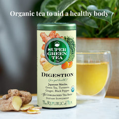 The Republic of Tea steeping a 6 oz cup demonstrates easy, mindful brewing.