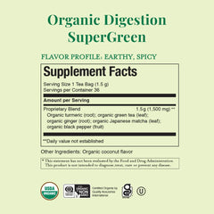 The Republic of Tea tea bags close-up on label showcasing organic, non-GMO blend.
