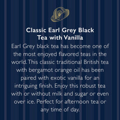 The Republic of Tea Downton Abbey Estate Blend packaging box front, emphasizing classic design and convenience.