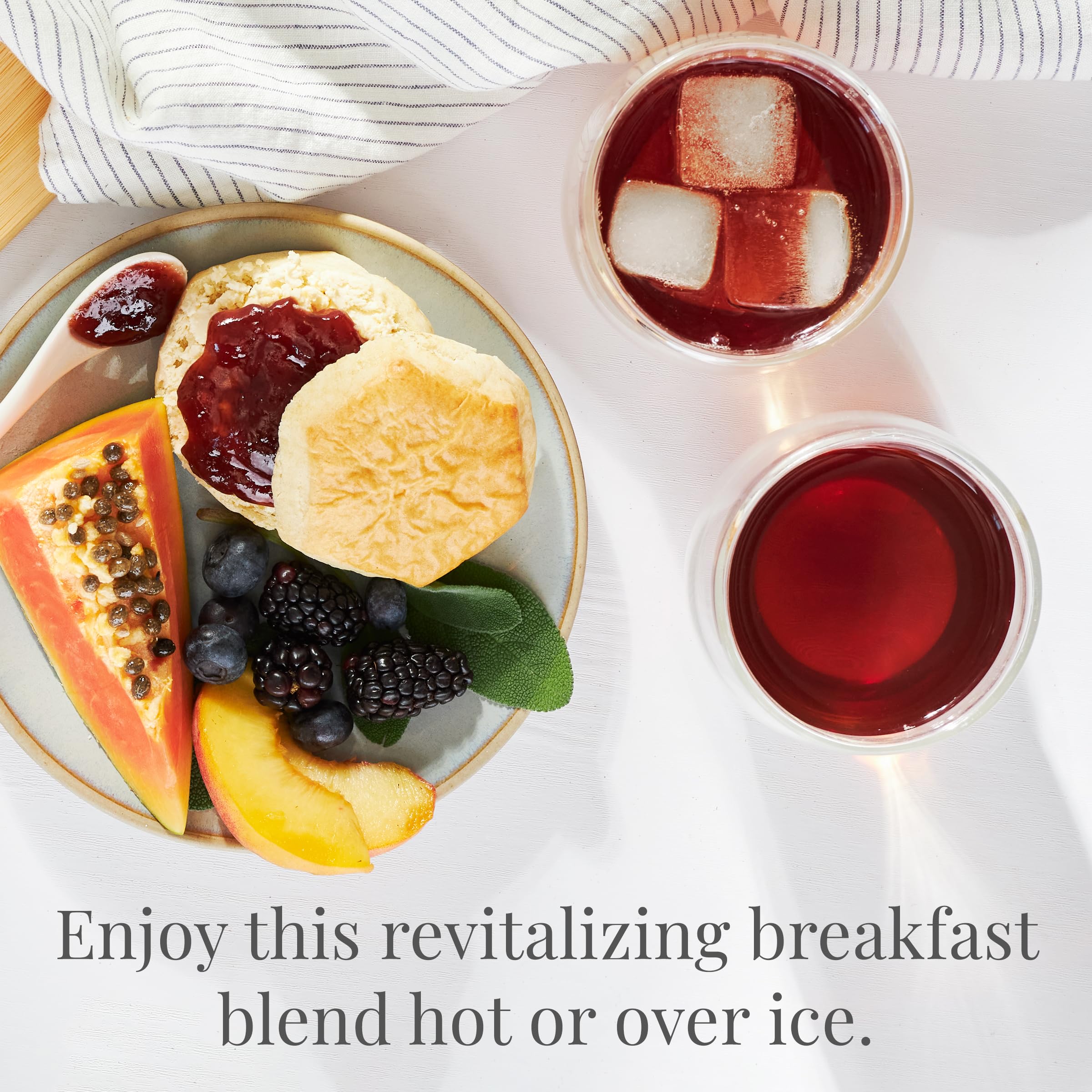 Assam and Ceylon black tea leaves form Lucky Irish Breakfast blend.