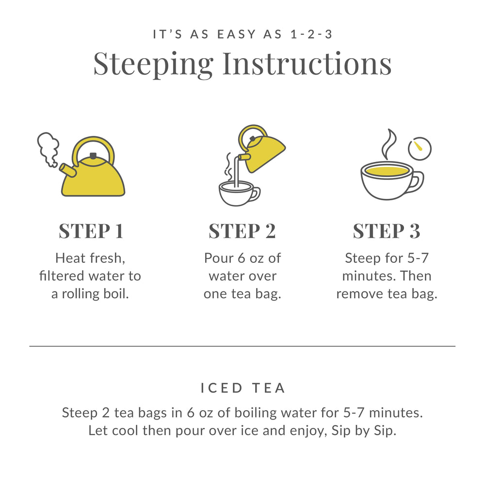 The Republic of Tea Organic Mint Fields ingredients: spearmint, peppermint, lemon balm.