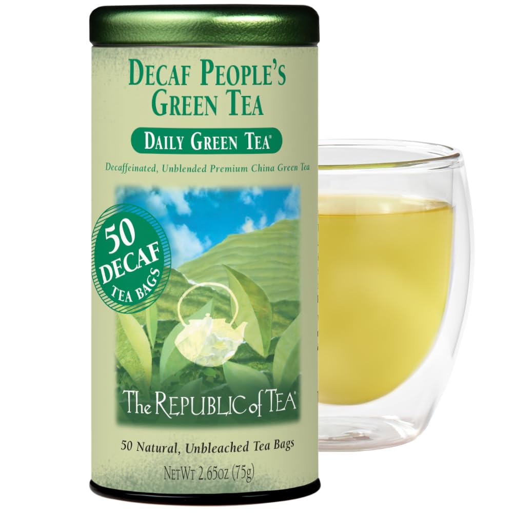 The Republic of Tea cup steep shot reveals inviting aroma and amber tea.
