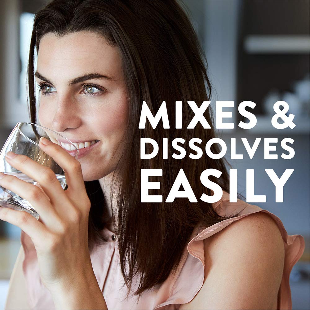 Mixed in a glass shows a lump-free, clear consistency