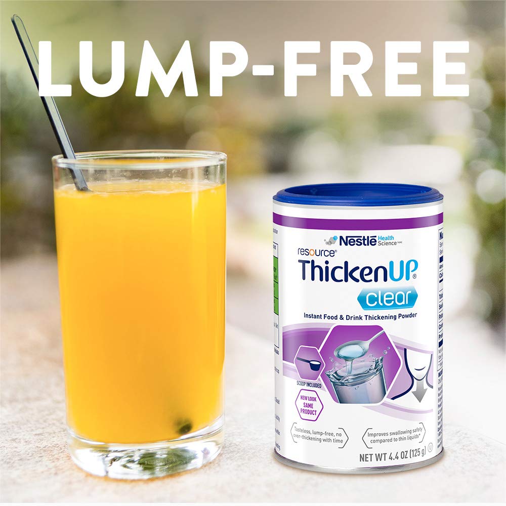 Scoop included measures exact amounts for thickening