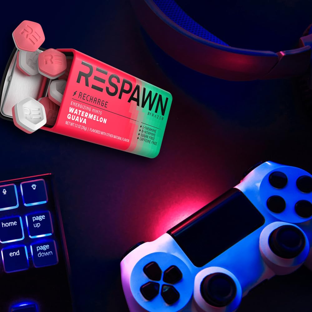 RESPAWN by Razer Watermelon Guava mints package visuals with modern design