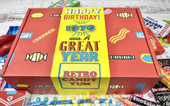 Retro Candy Yum nostalgic candies collection highlights childhood flavors for reminiscence.