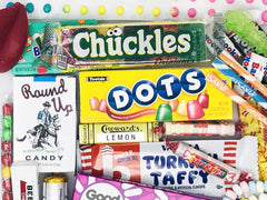 RETRO CANDY YUM nostalgic sweets taste test encourages sharing stories.
