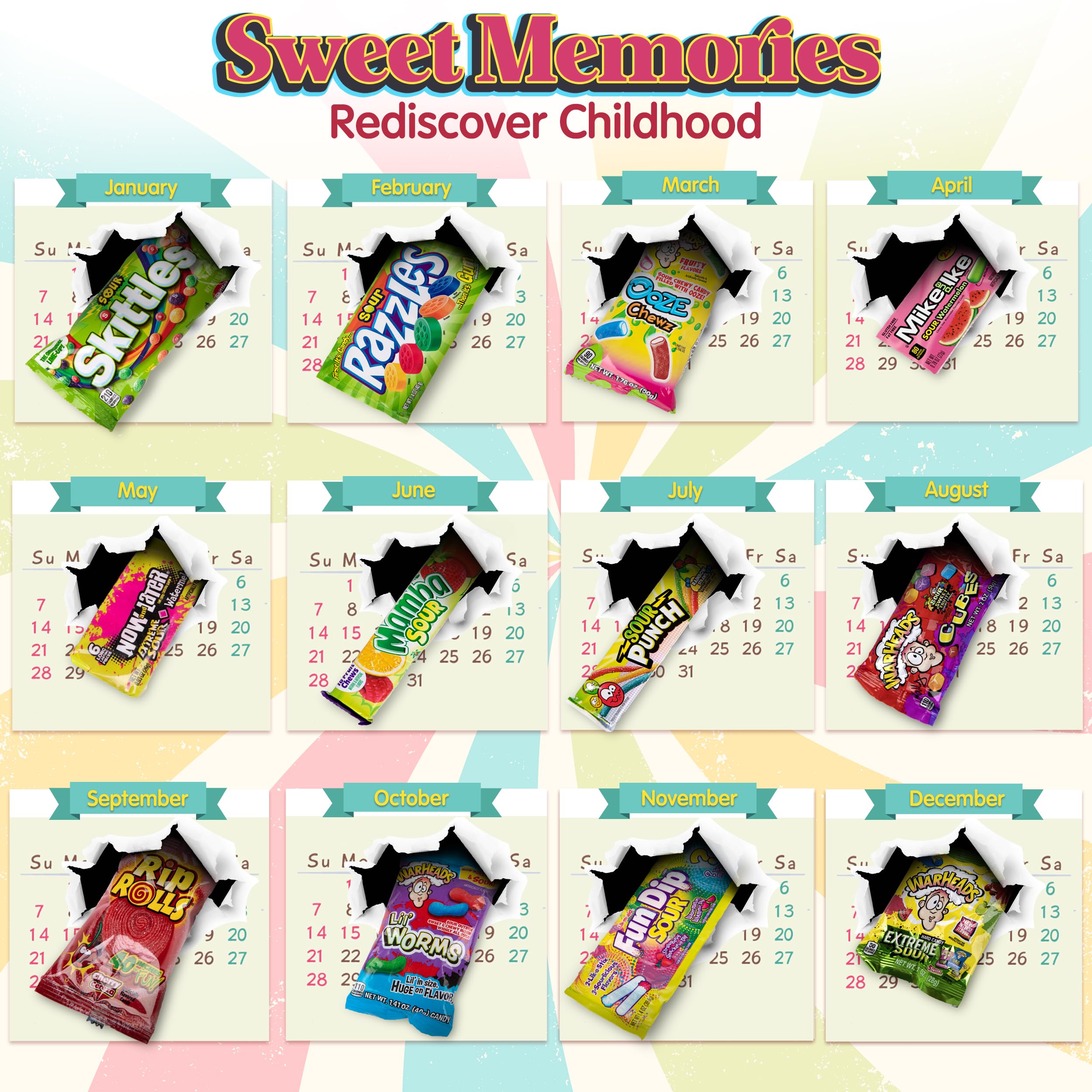 RETRO CANDY YUM super sour selection showcases bold flavors for celebrations