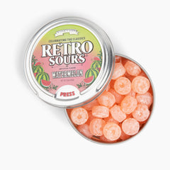 Retro Sours Watermelon tangy bite delivers an intense sour kick for flavor exploration.