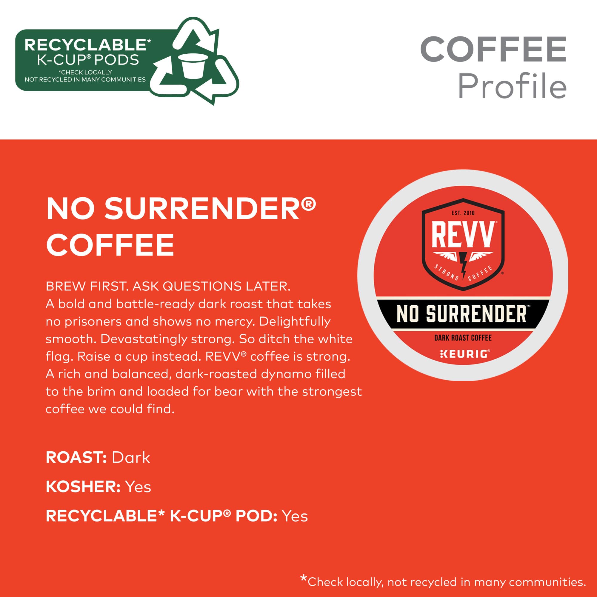 Premium REVV No Surrender beans close-up highlighting depth