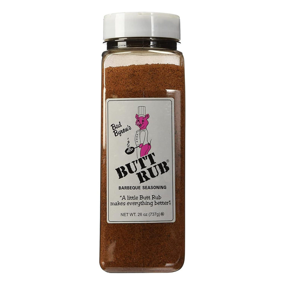Rex Bad Byron's Barbecue Rub shaker bottle ready to season meals with bold flavor.