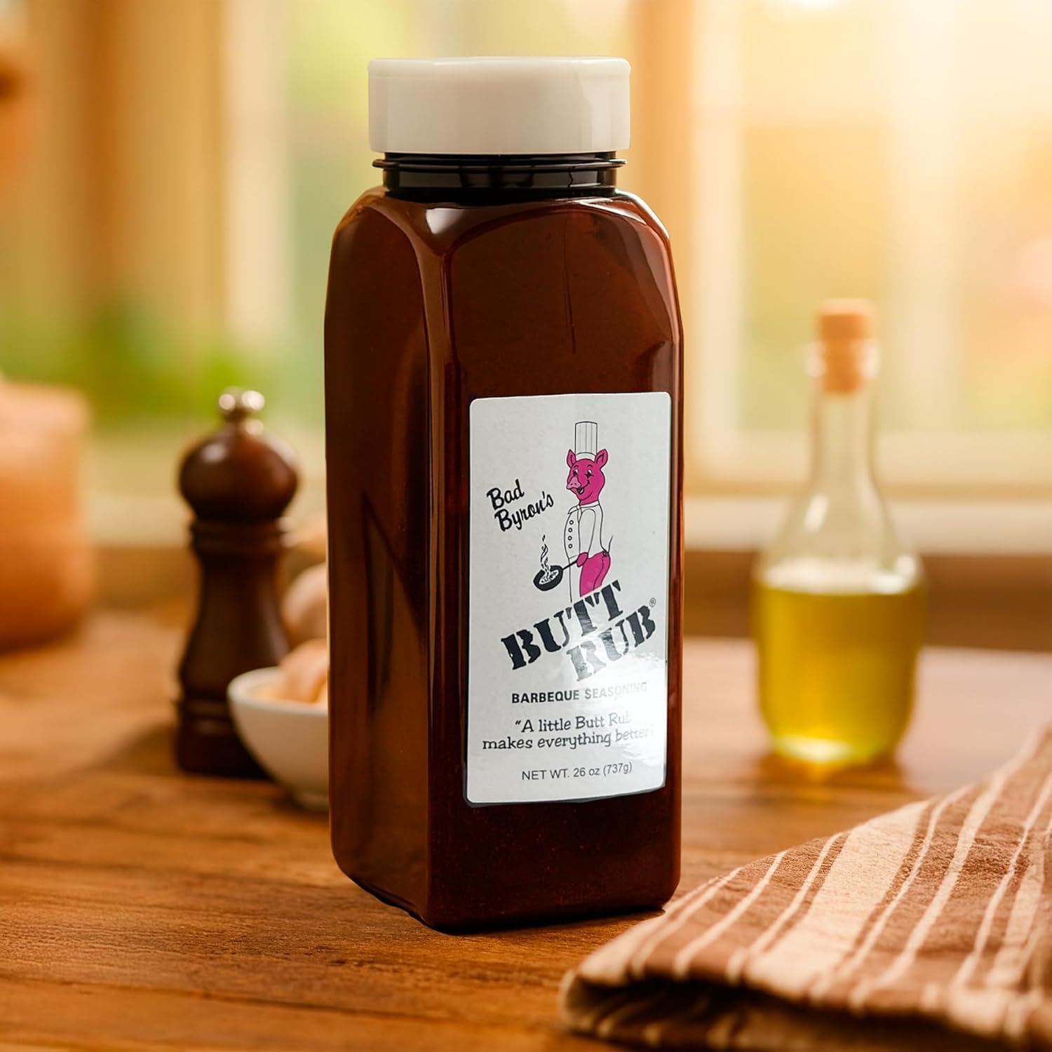 Rex Bad Byron's Barbecue Rub with seafood boosts flavor without overpowering.