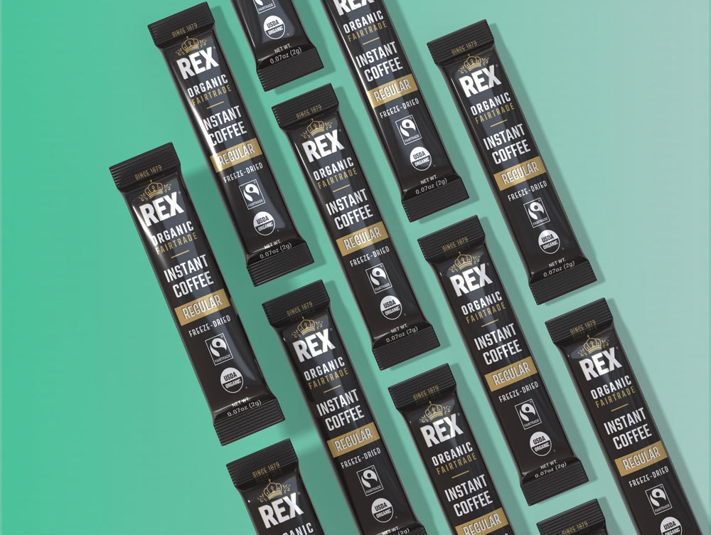 Rex Coffee ideal for home, work, or travel