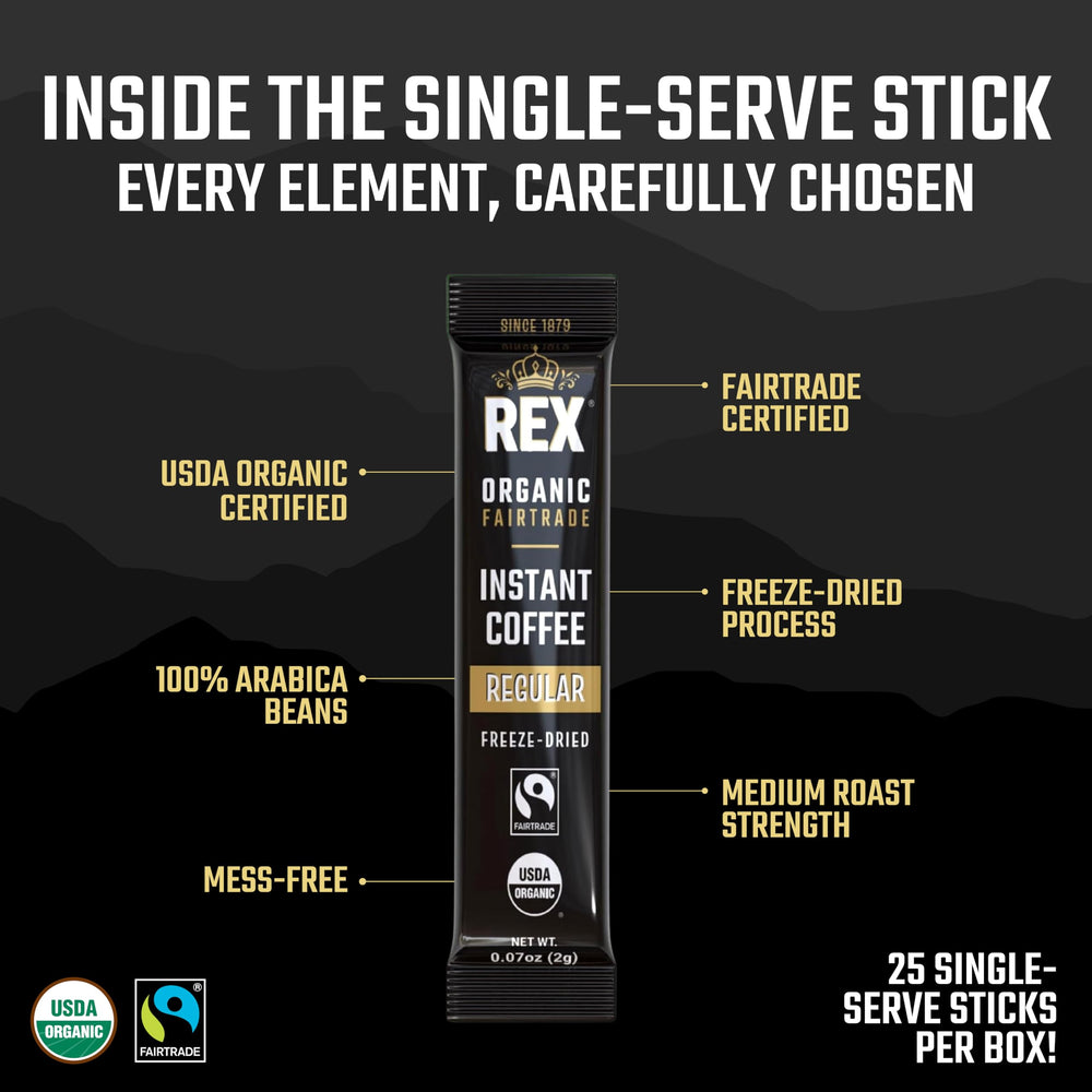 Rex Coffee smooth aroma and full-bodied taste in an instant
