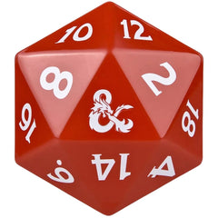 Rhode Island Novelty Boston America D&amp;D D20 sour candy tin top view showing lid design.