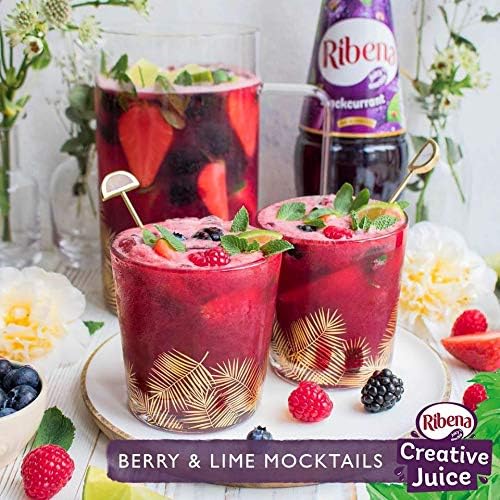 Ribena Original Blackcurrant Drink ingredients showcase the fruity base