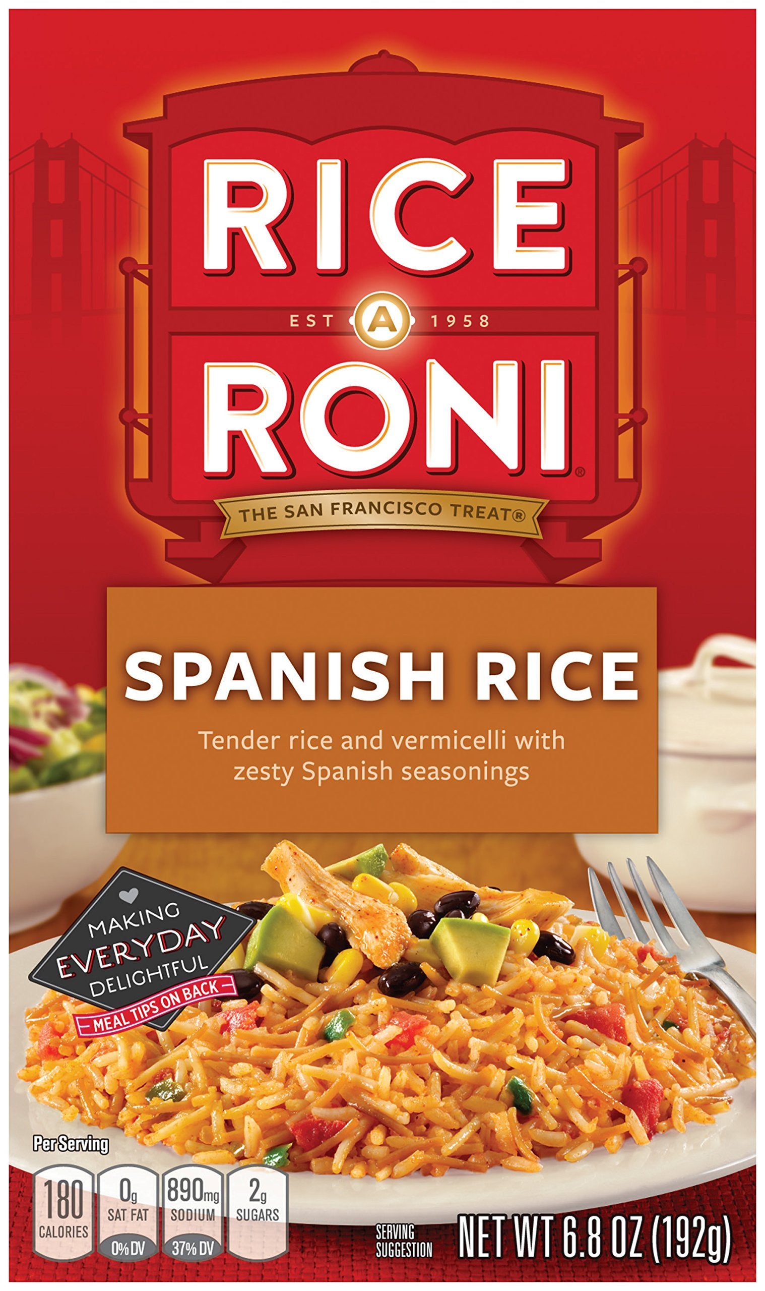 Rice-A-Roni Spanish Rice pack of 12 for quick weeknight meals.