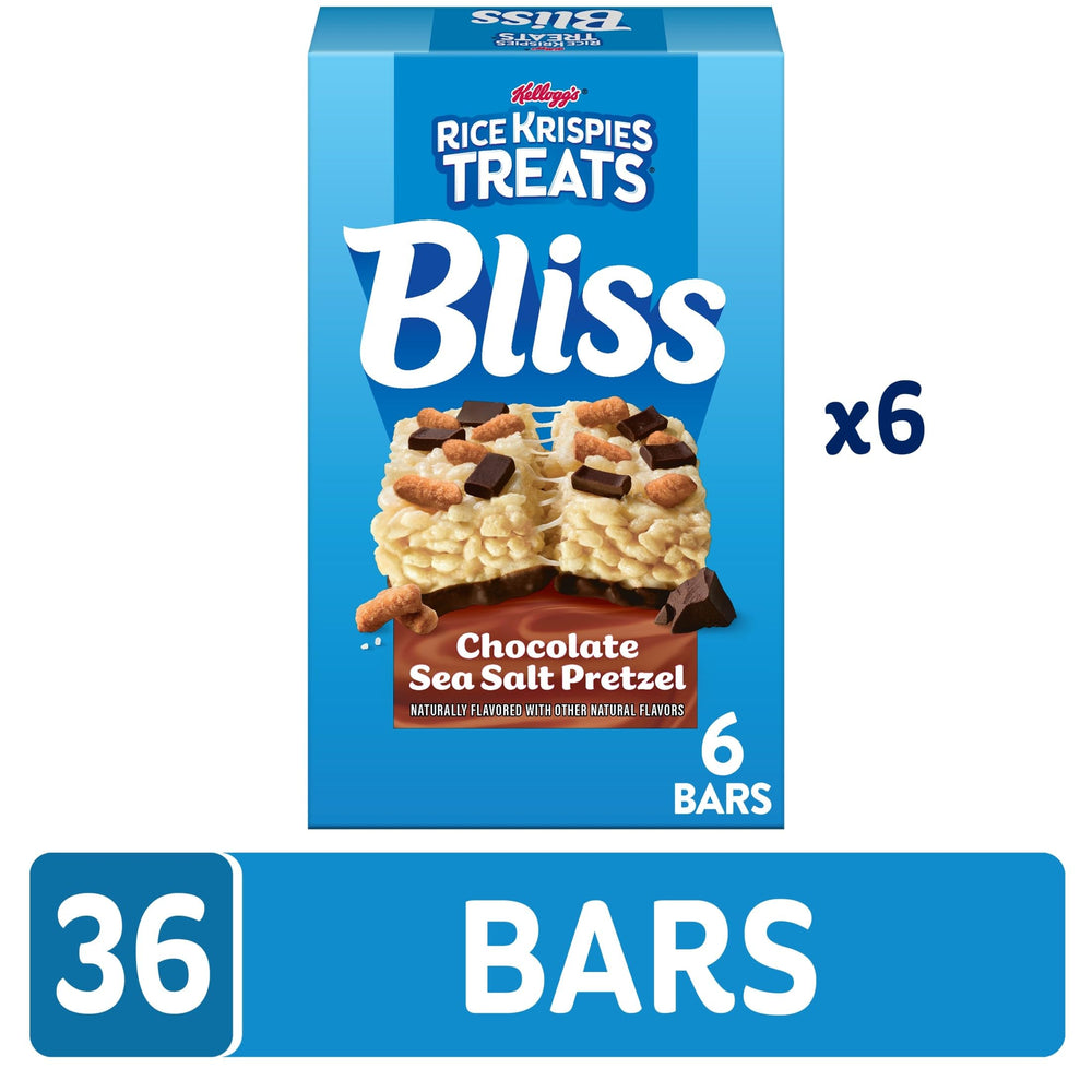 Bliss bars with candied sea salt pretzels as a flavorful topping