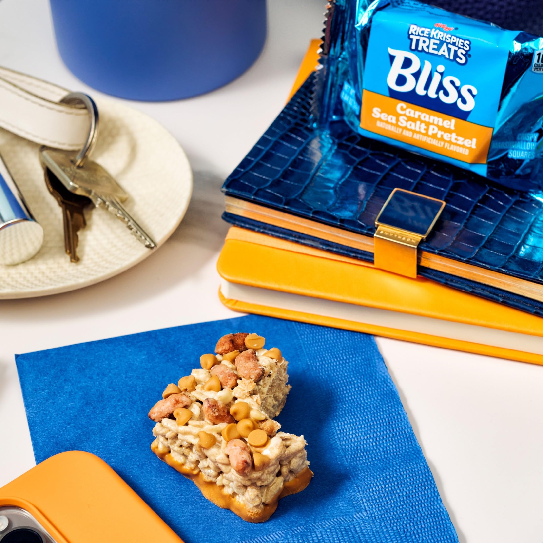 Rice Krispies Treats Bliss candied sea salt pretzel bites add texture and flavor