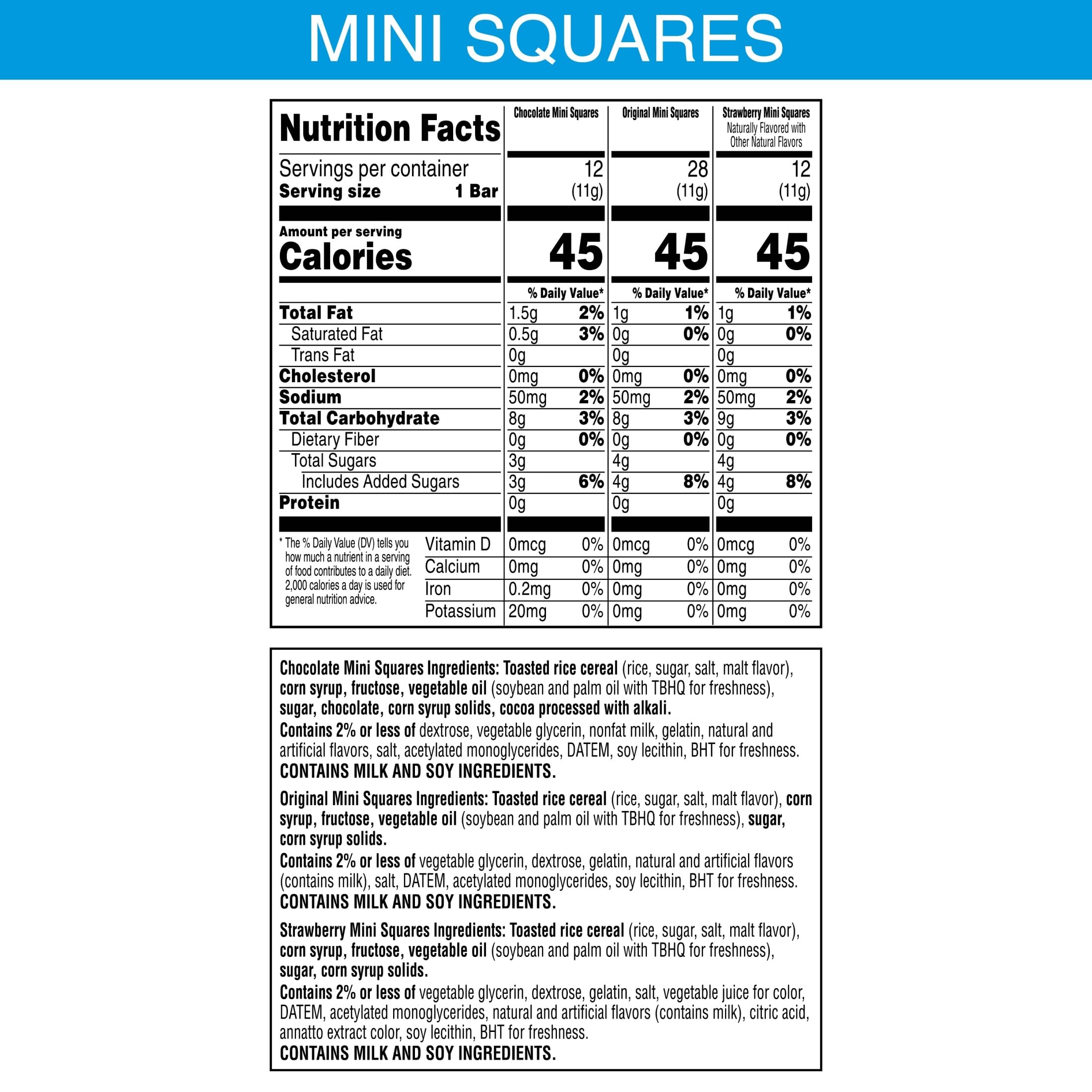 Rice Krispies Treats chocolate flavor bar close-up, a sweet snack option.