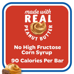 Rice Krispies Treats chocolatey peanut butter square in package, grocery-stable snack