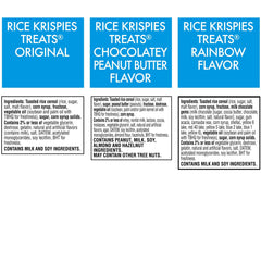 Rice Krispies Treats Chocolatey Peanut Butter square, peanut butter with chocolatey flavor