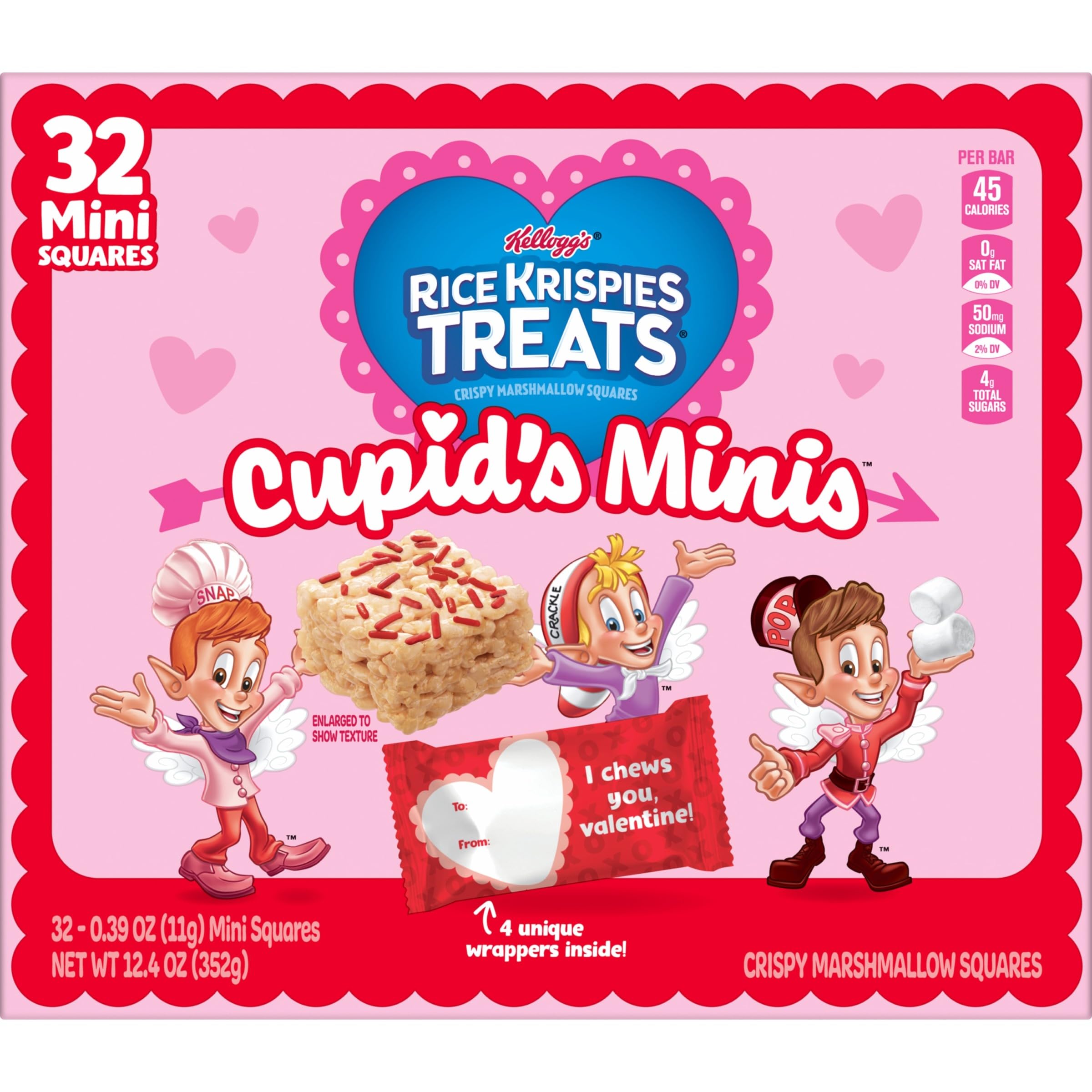 Lunchbox-friendly Rice Krispies Treats mini bars for after-class treats.
