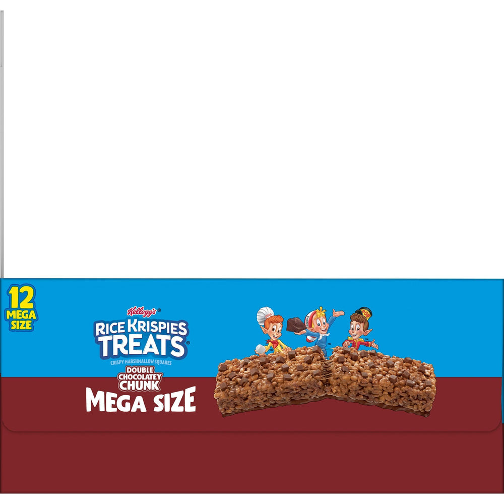 Rice Krispies Treats Mega Bars in a lunchbox for school snacks.