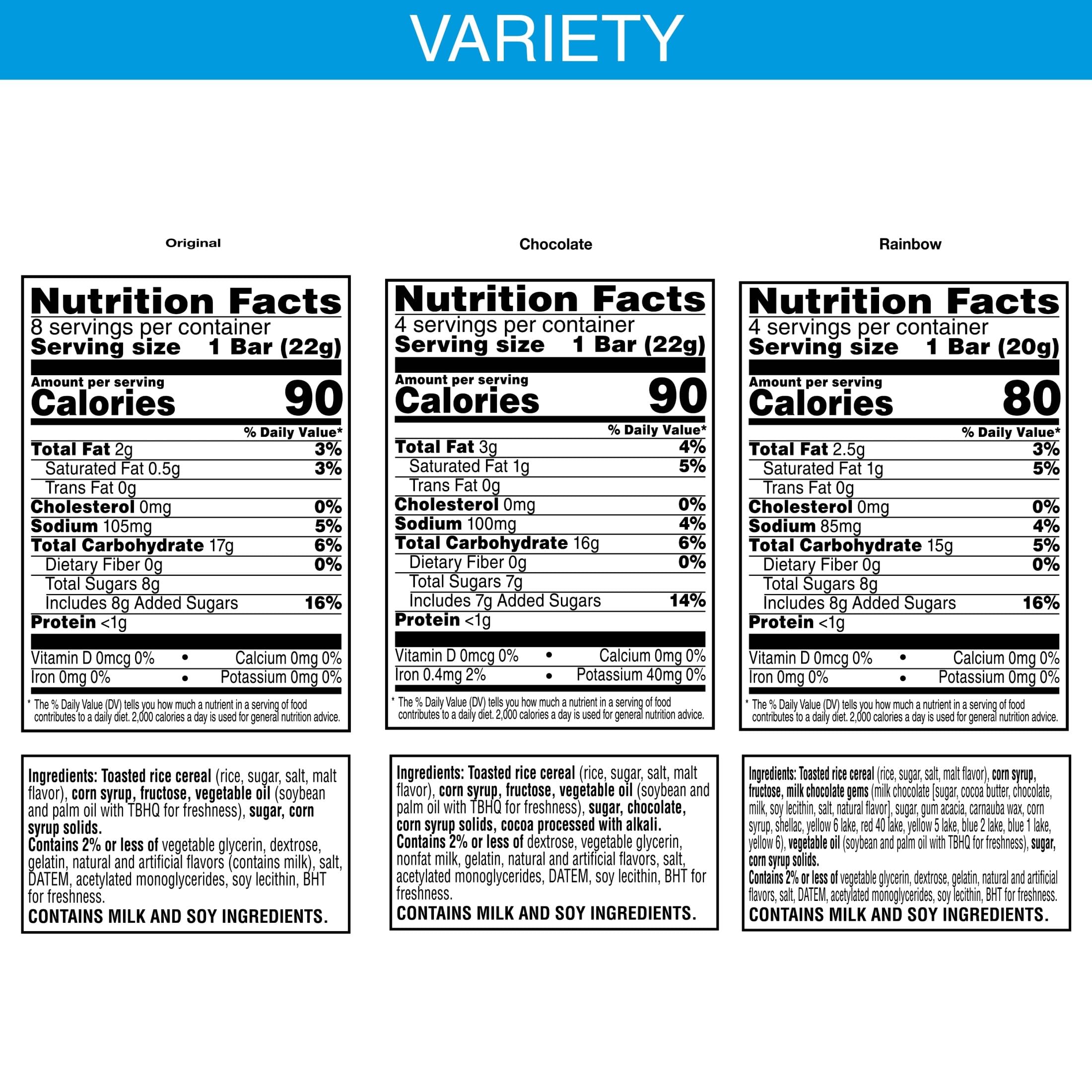 Rice Krispies Treats Original bars close-up, ideal lunchbox treat