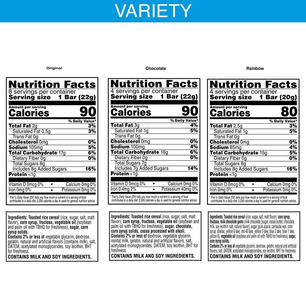 Rice Krispies Treats Original bars close-up, ideal lunchbox treat