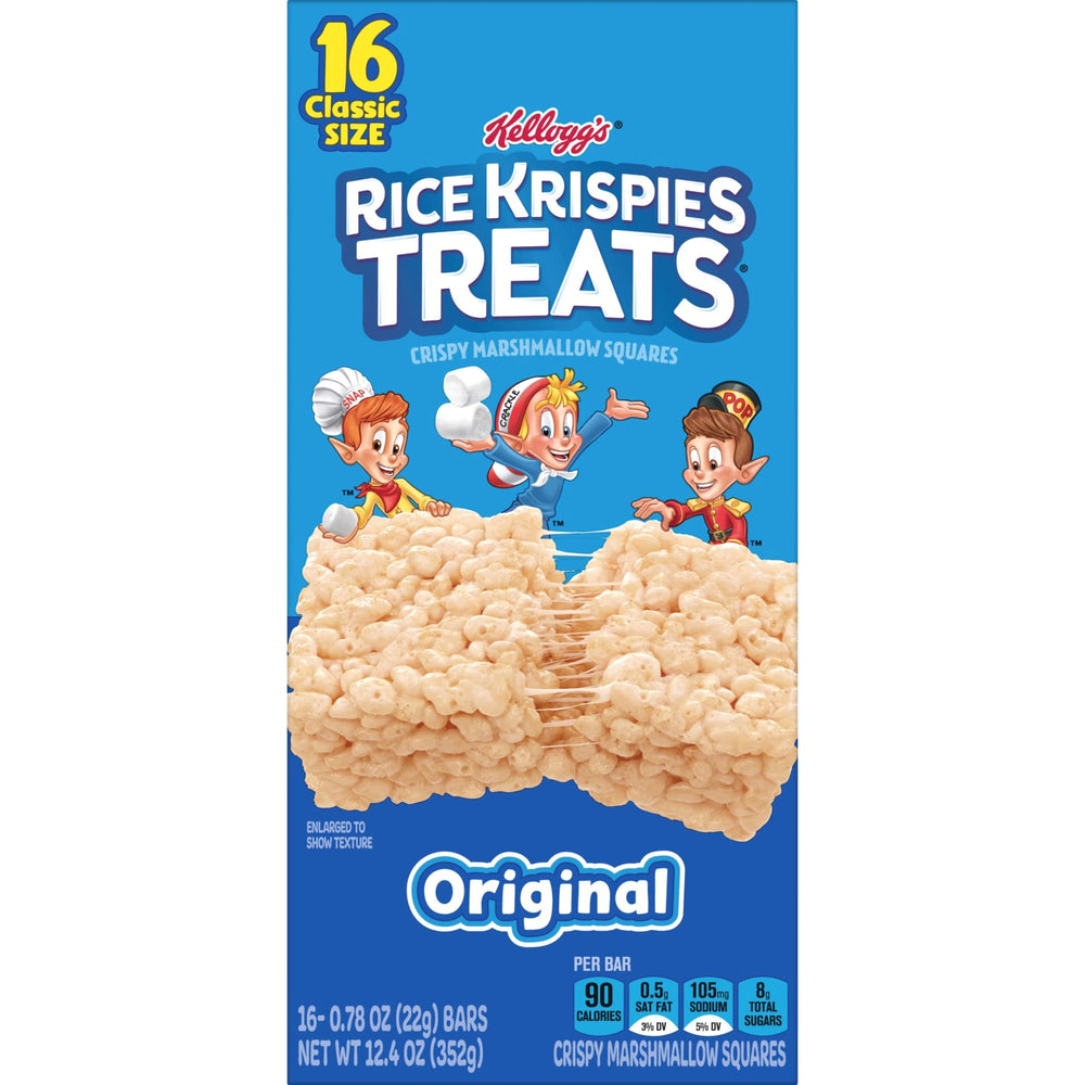 Rice Krispies Treats Original bars at a game-day snack station