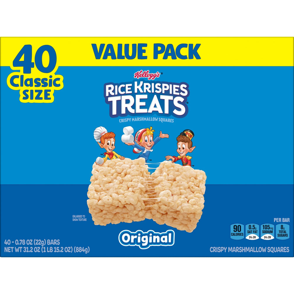 Rice Krispies Treats Original bars portable and easy to share.