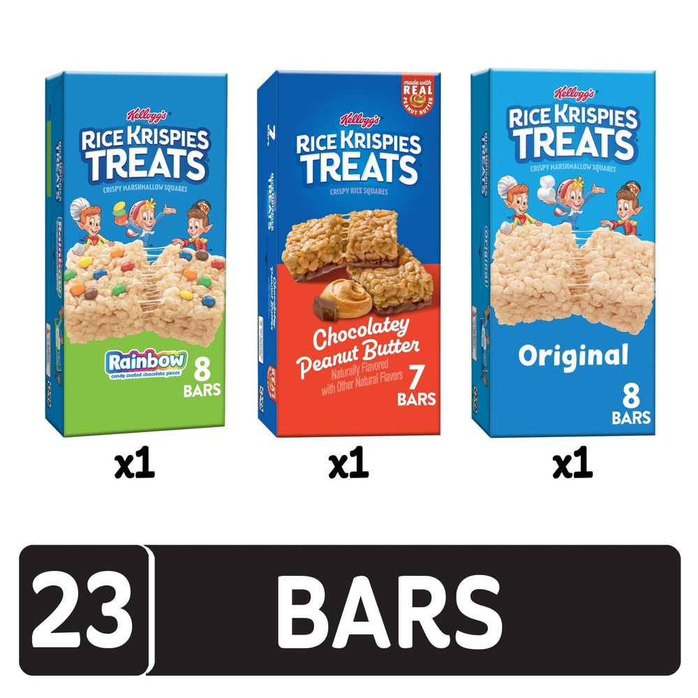 Rice Krispies Treats wrapped bar, individually wrapped for on-the-go snacking