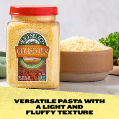 RiceSelect couscous 5-minute steam makes weeknight dinners effortless.