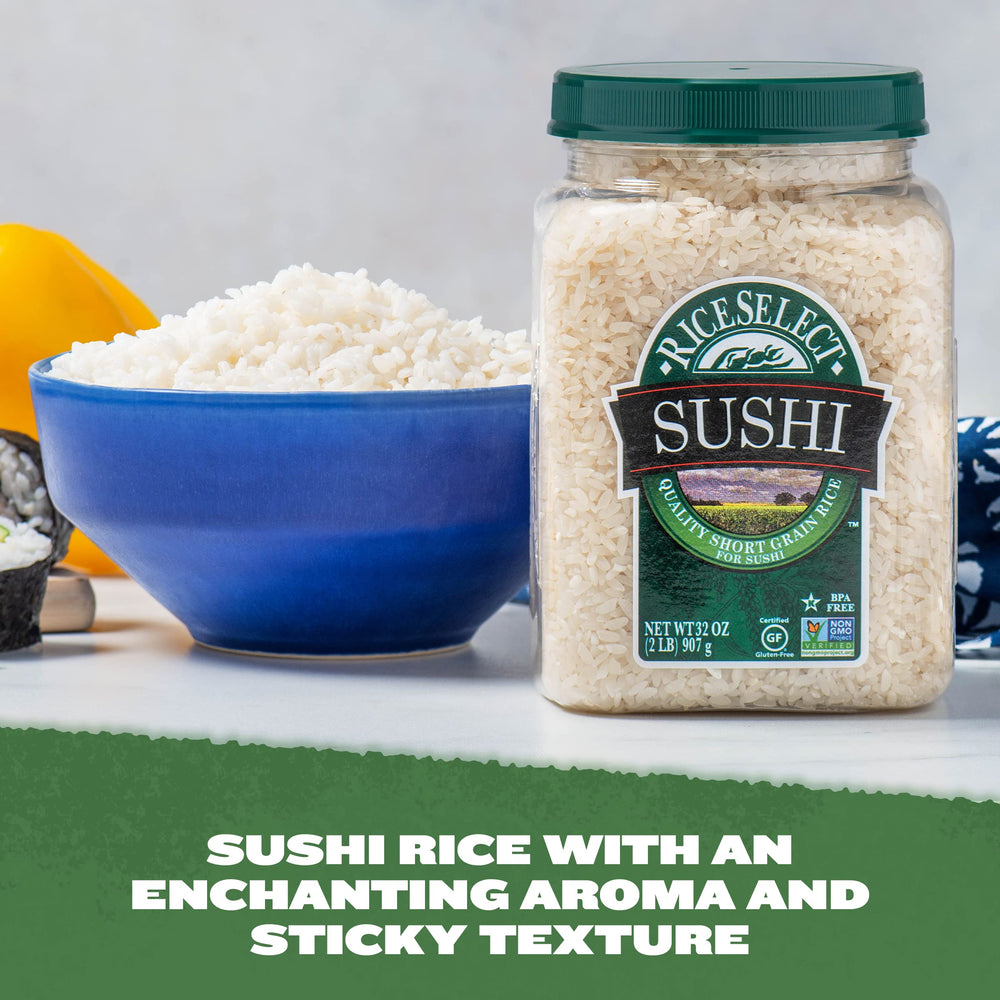 RiceSelect gluten-free label on jar for gluten-free meals