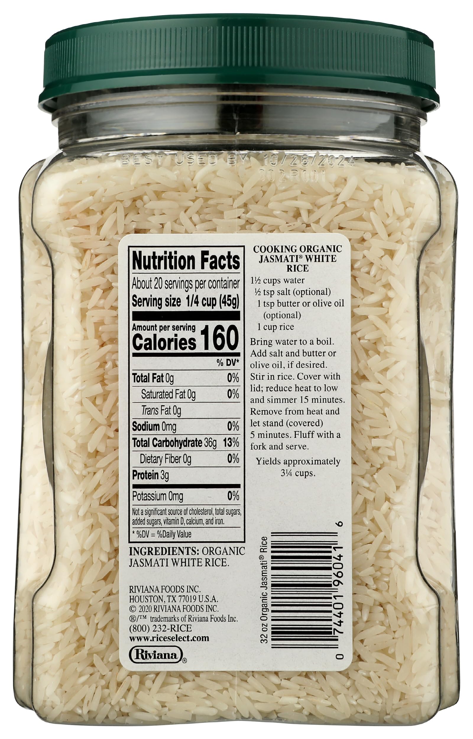 RiceSelect Jasmati aroma rising from steam enhances aromatic cookable meals