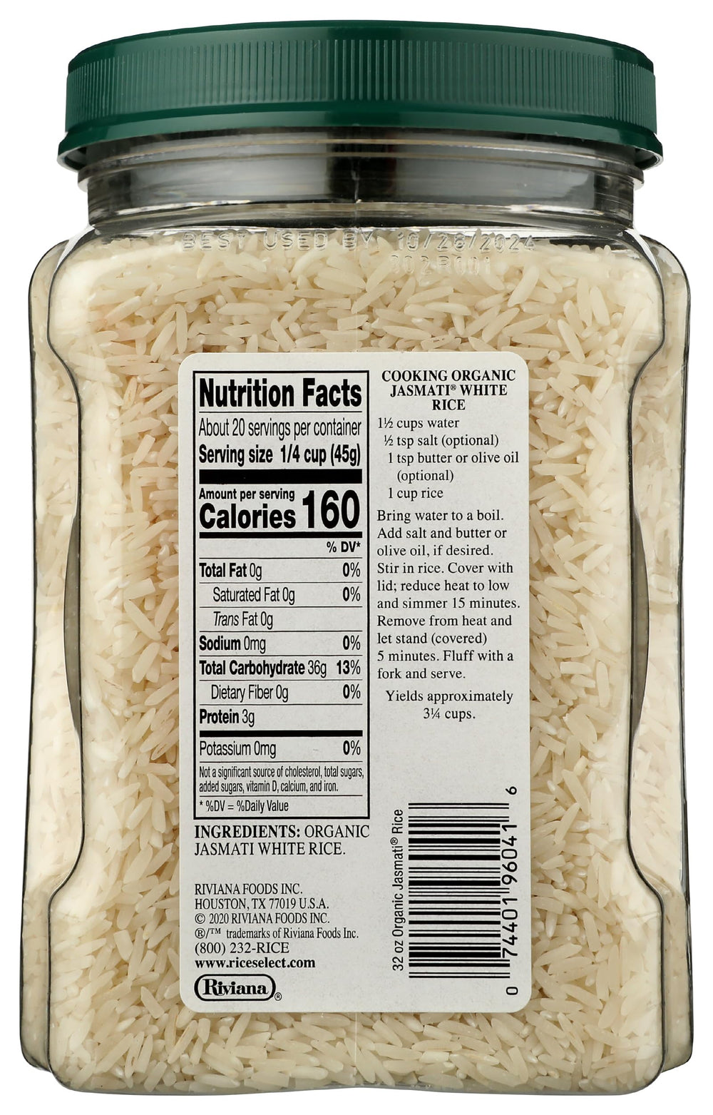 RiceSelect Jasmati aroma rising from steam enhances aromatic cookable meals