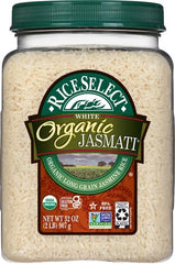 RiceSelect Jasmati cooked rice plate highlights fluffy, tender grains for stir-fries