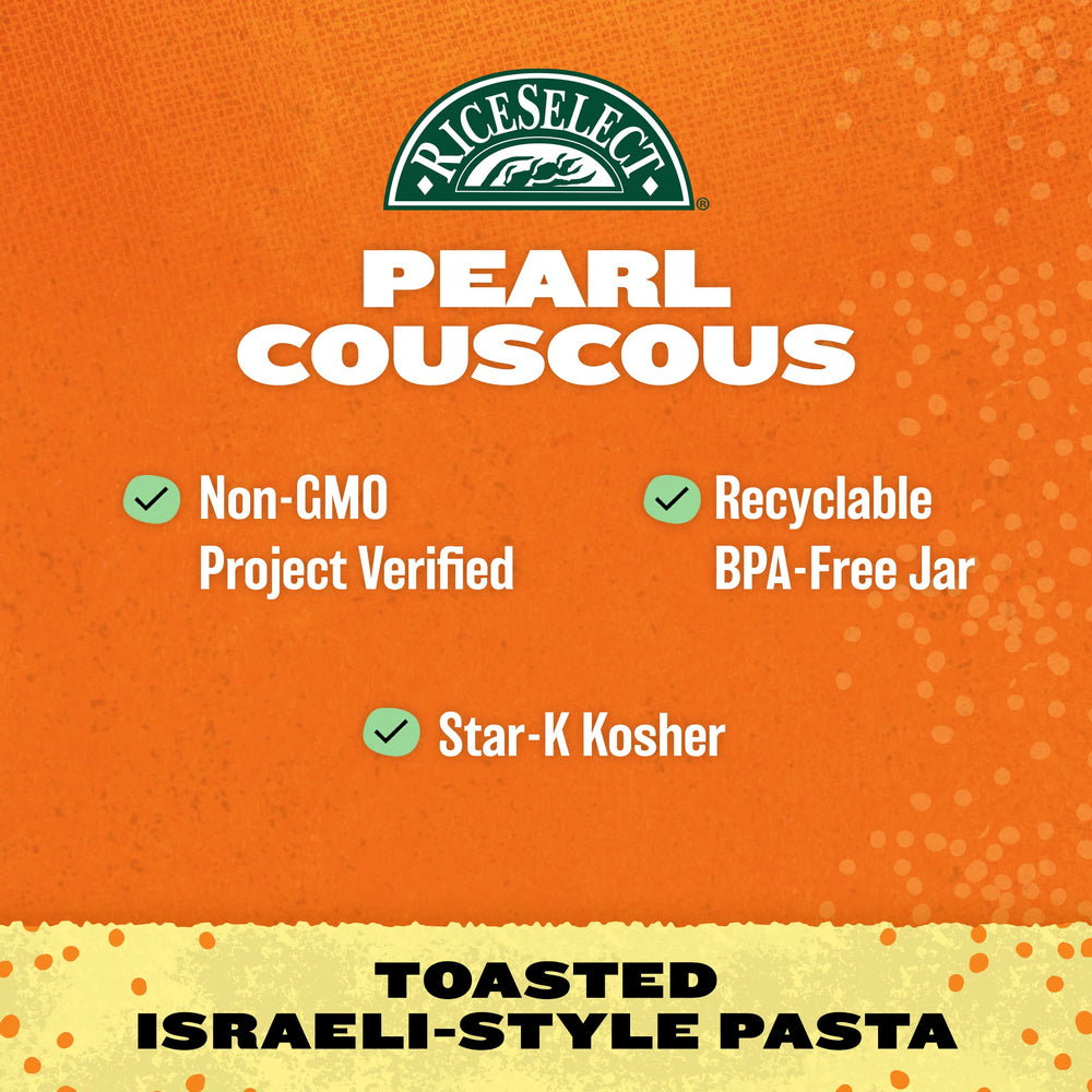 RiceSelect Pearl Couscous in lentil soup pairing adds heartiness